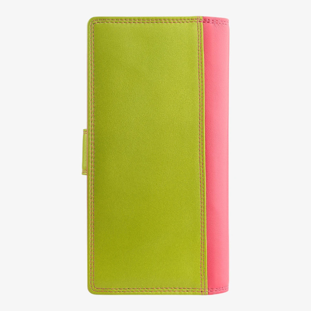 Large Bifold Multi Colour Real Leather Purse with RFID Protection
