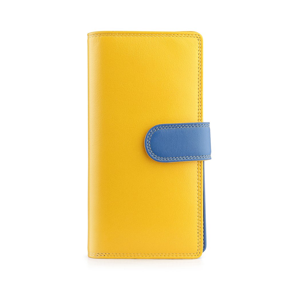 Long Leather Bifold Purse - Victoria London