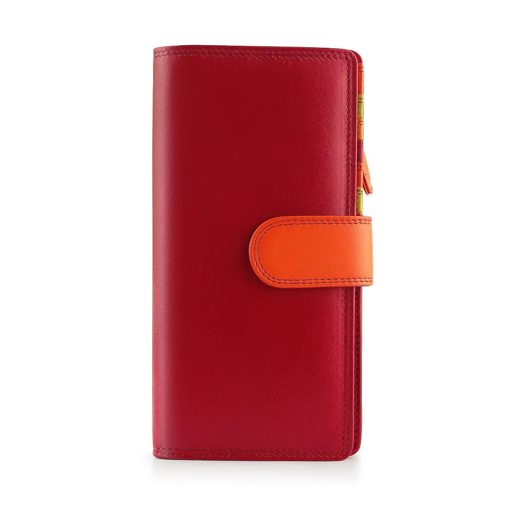 Yellow Long Leather Bifold Purse - PRIMEHIDE London