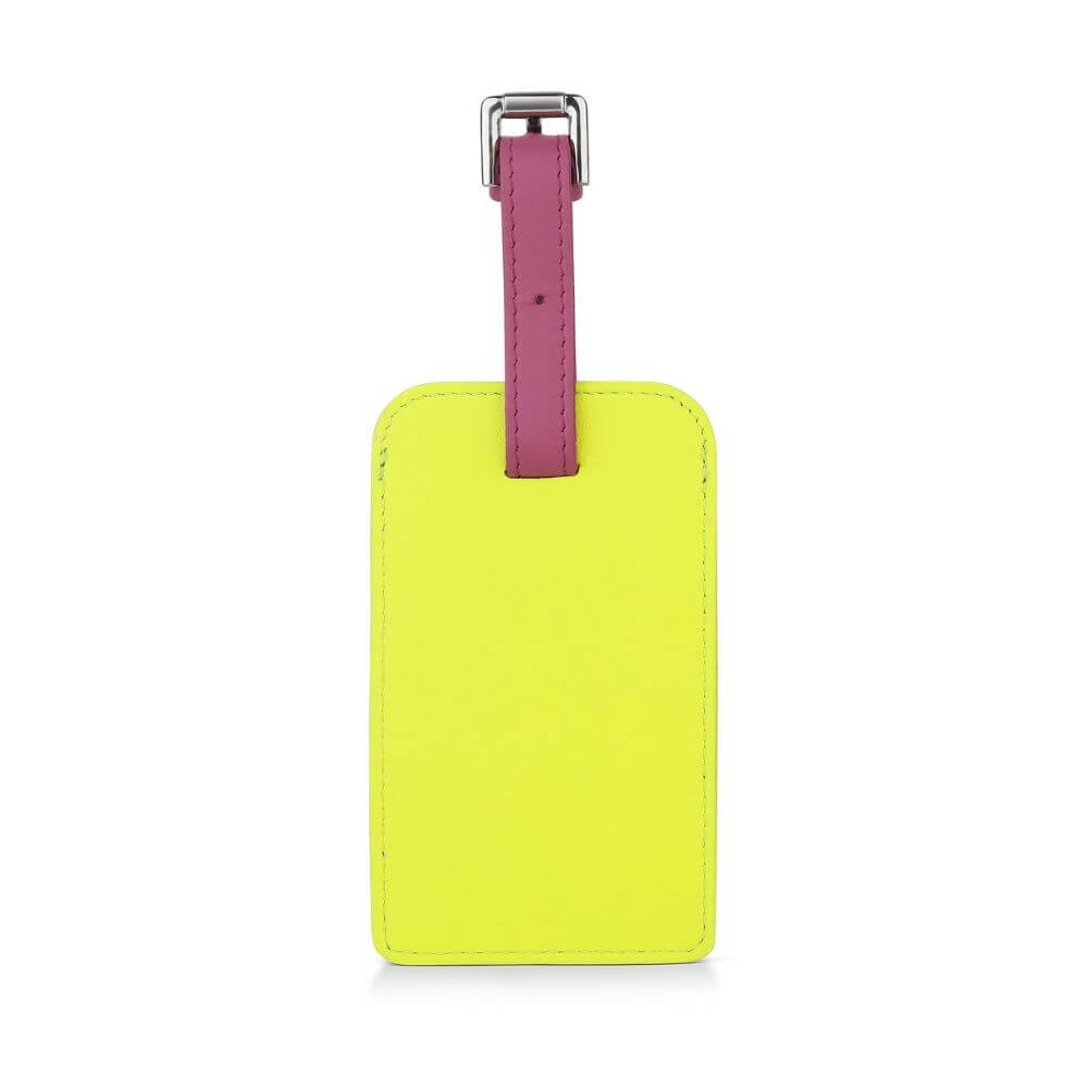 Luggage Tag Two-Tone Colour Rio 720 &#8211; Neon Green (2)