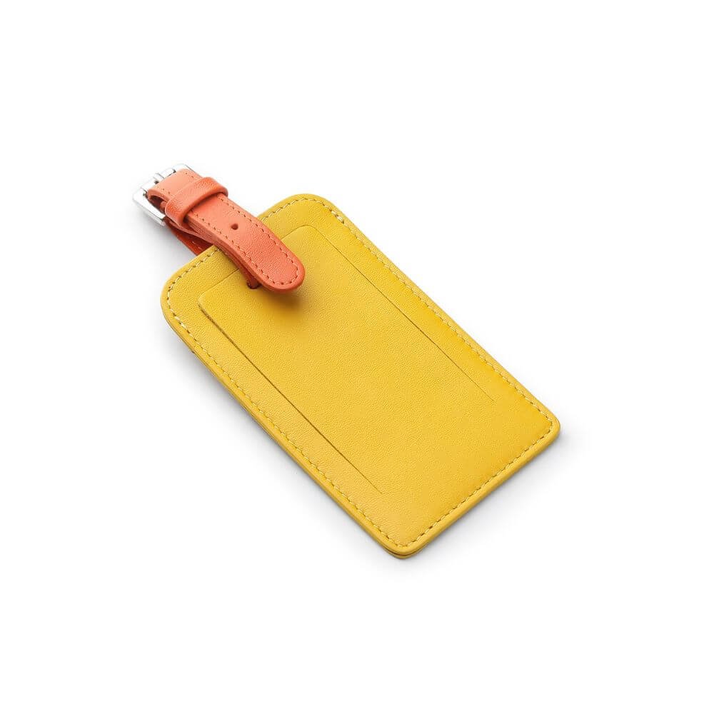 Luggage Tag Two-Tone Colour Rio 720 &#8211; Yellow (2)