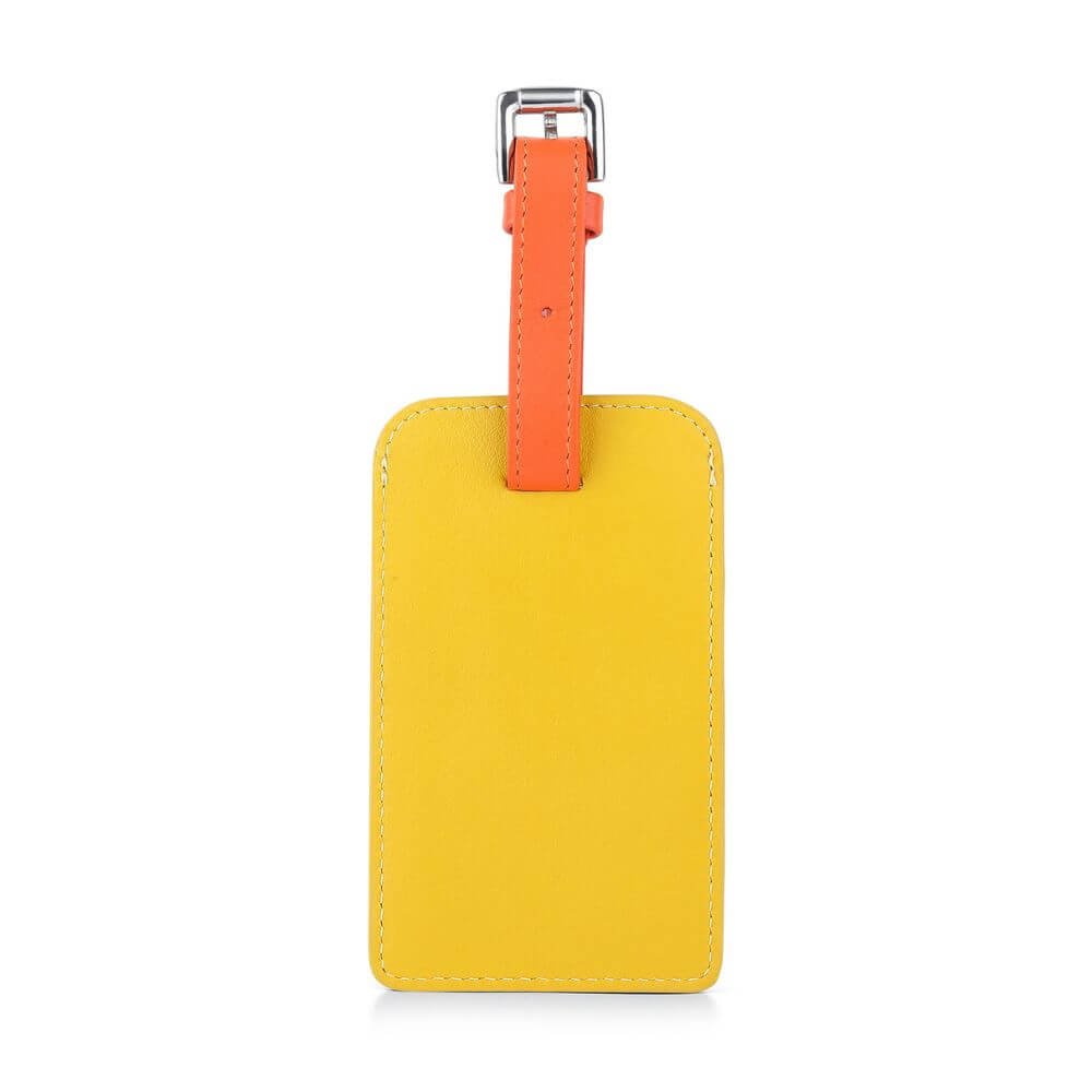 Luggage Tag Two-Tone Colour Rio 720 &#8211; Yellow