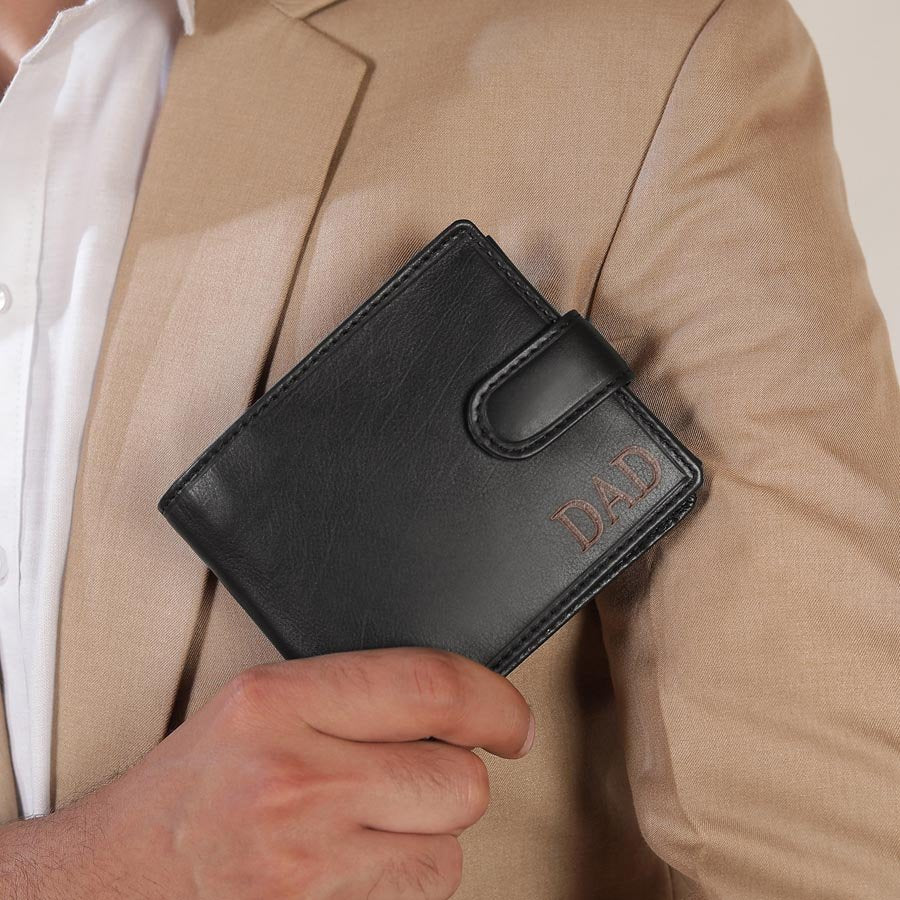 Maximus RFID Bifold Leather Wallet Black 06