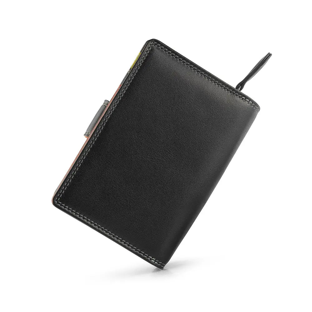Medium Leather Purse Jasmine London Black-8