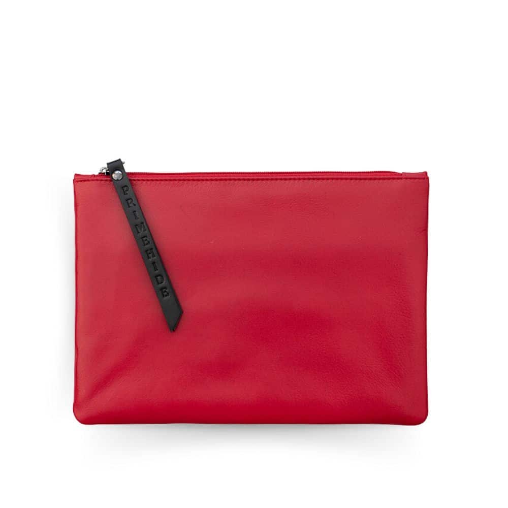 Soft Leather Makeup Pouch Medium