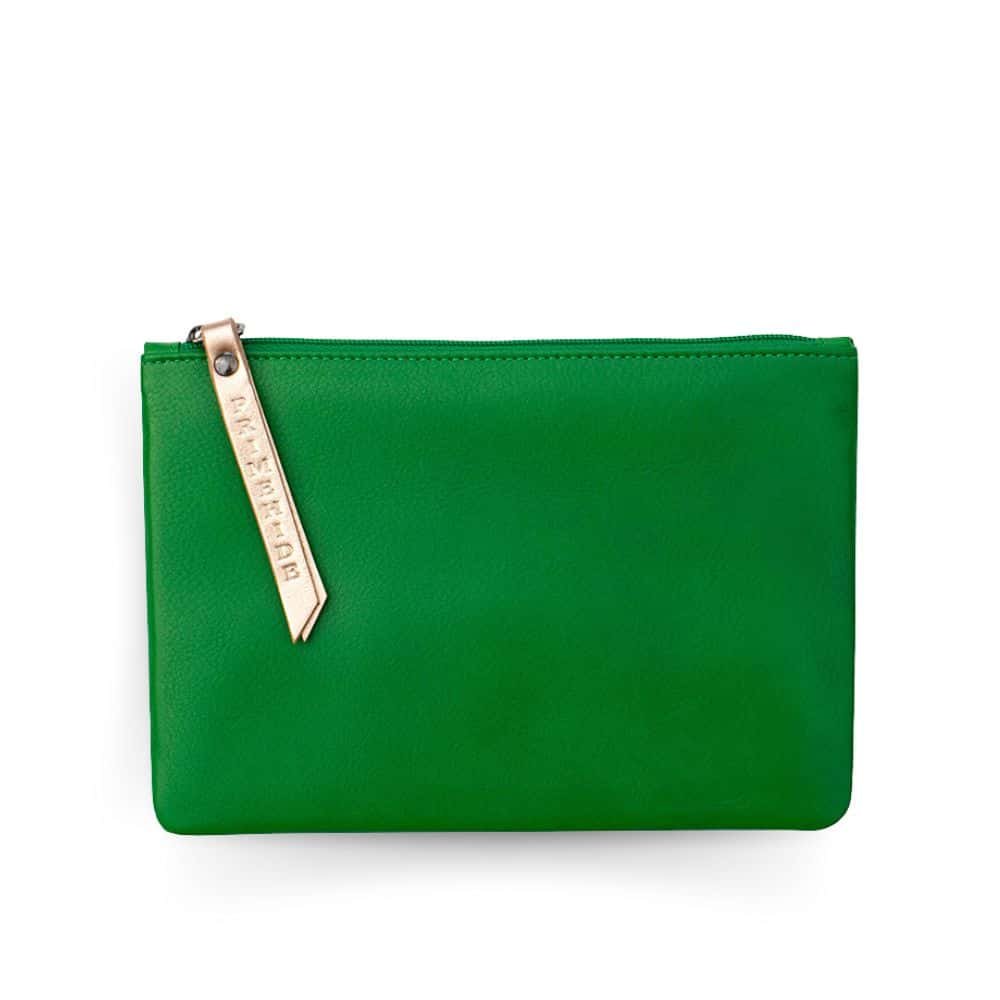 Soft Leather Makeup Pouch Medium