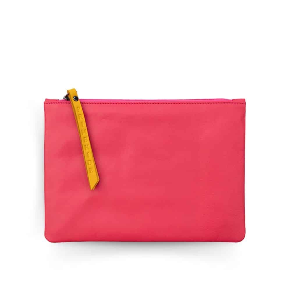 Soft Leather Makeup Pouch Medium