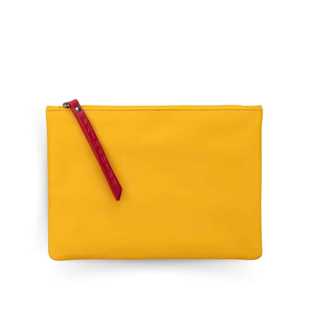 Soft Leather Makeup Pouch Medium
