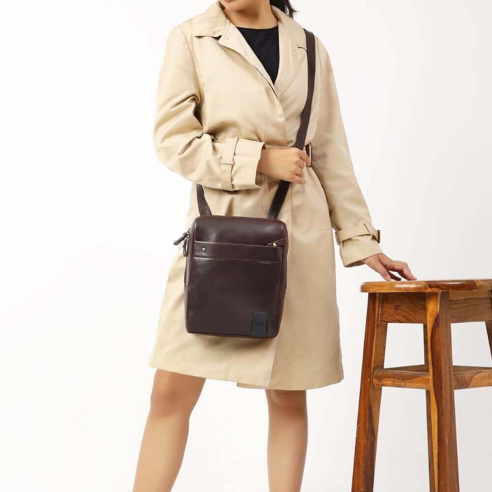 Messenger Bag &#8211; Luca Tuscan in Brown 07