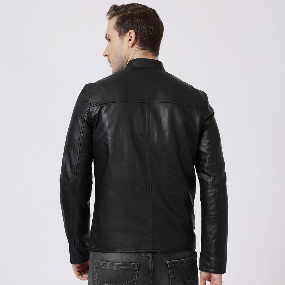 Mens Black leather jackets