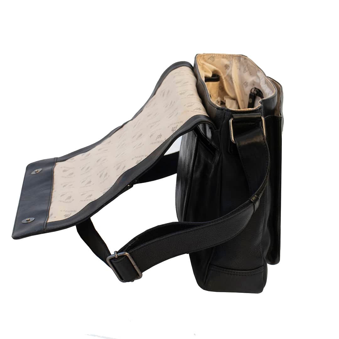 Orion Leather Messenger Bag