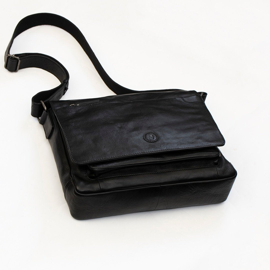 Orion Leather Messenger Bag