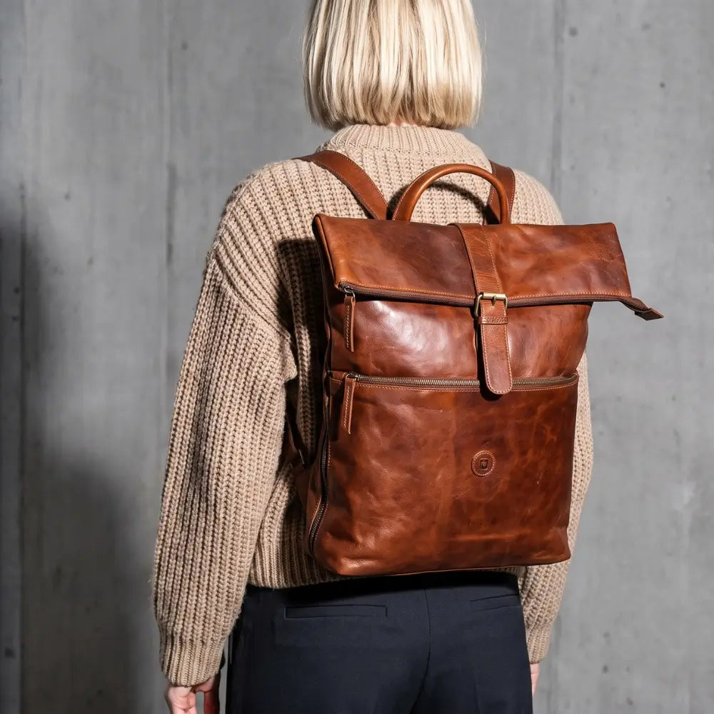Orion Leather Backpack 2001COG -1