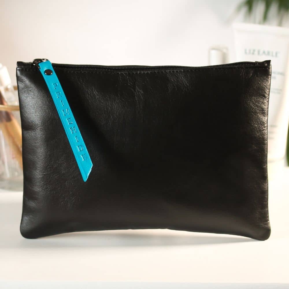 PRIMEHIDE Leather Zip Pouch Black – 702 &#8211; 703 (2)