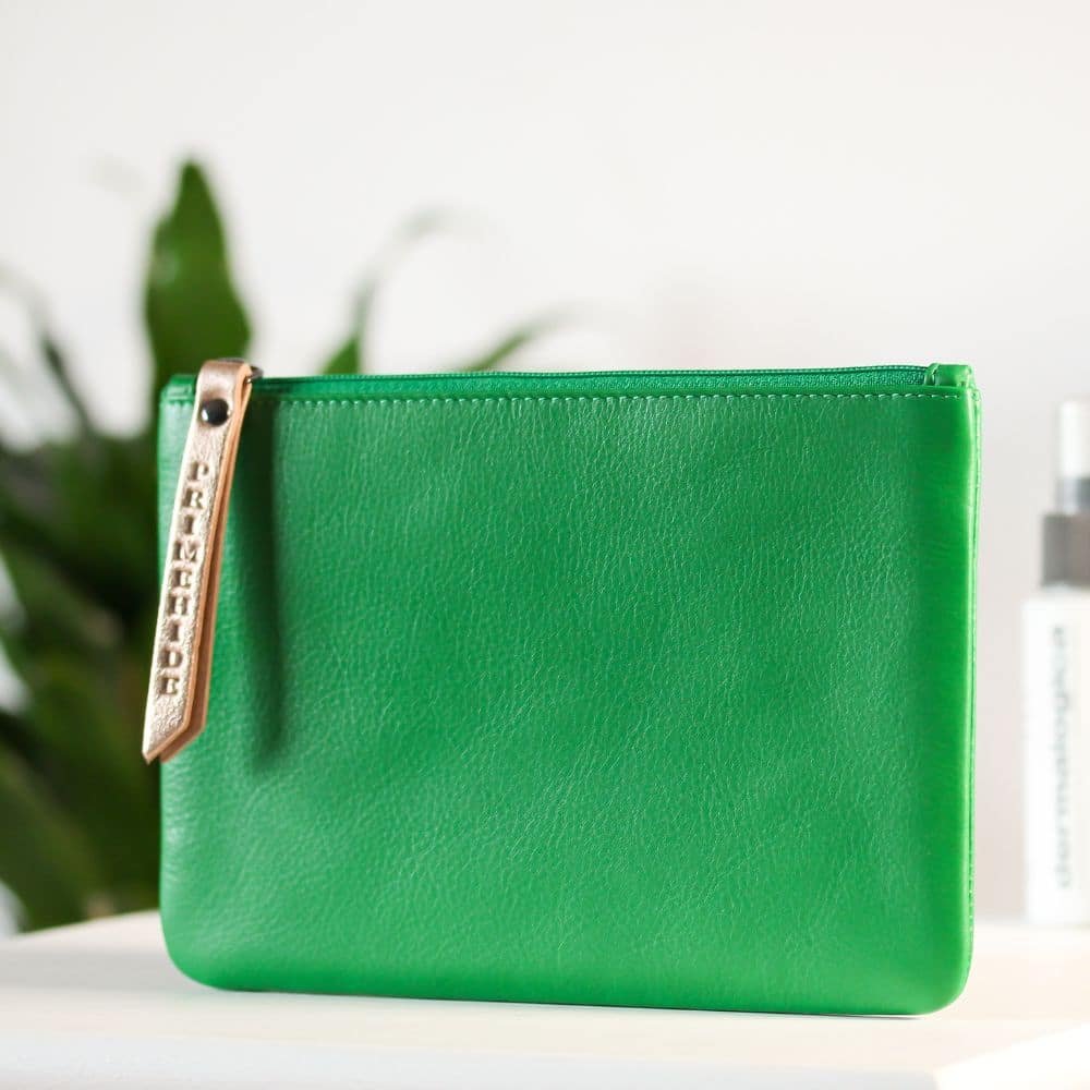 PRIMEHIDE Leather Zip Pouch Green 702 &#8211; 703 (3)