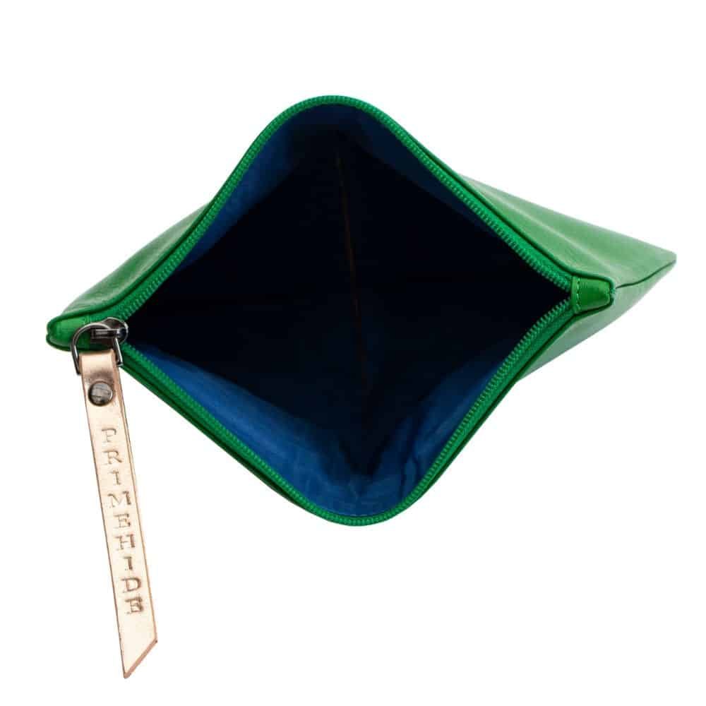 Soft Leather Makeup Pouch Medium