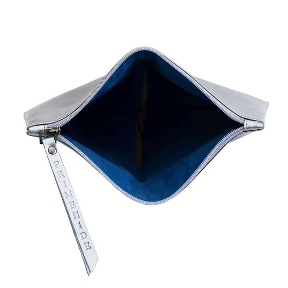 Large Size Leather Zip Pouch