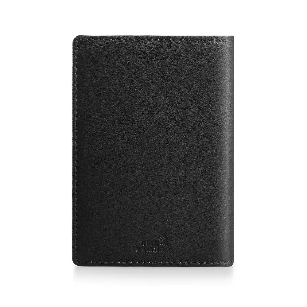 Passport Cover RFID Safe Black-1