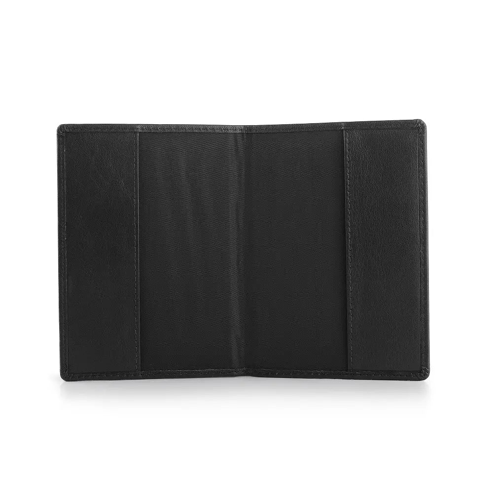 Passport Cover RFID Safe Black-3