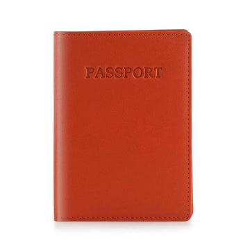 Passport Cover RFID Safe Orange-1
