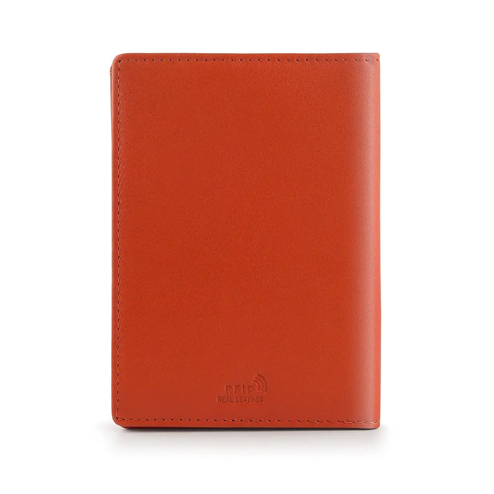 Passport Cover RFID Safe Orange-1