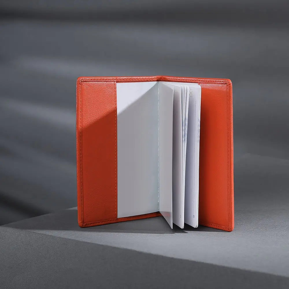 Passport Cover RFID Safe Orange-5