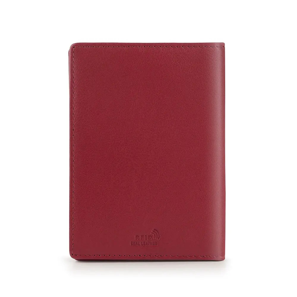 Passport Cover RFID Safe Red-1