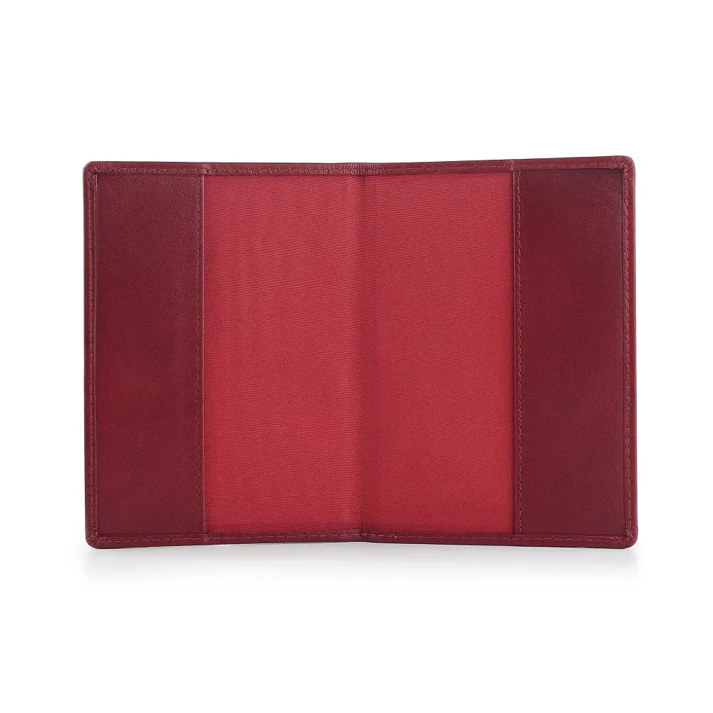 Passport Cover RFID Safe Red-3