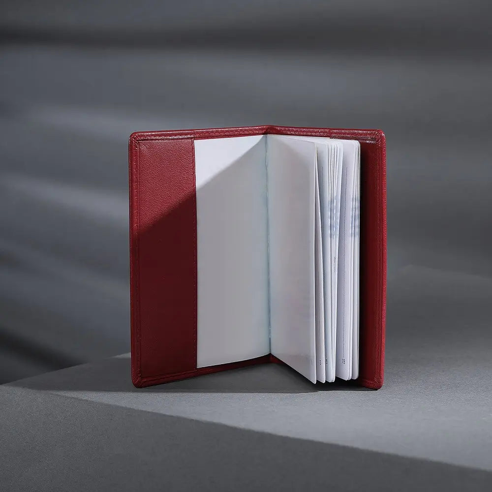Passport Cover RFID Safe Red-5