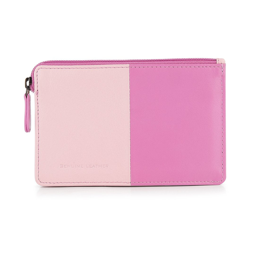 Clara Leather Zipped Card Holder Wallet
