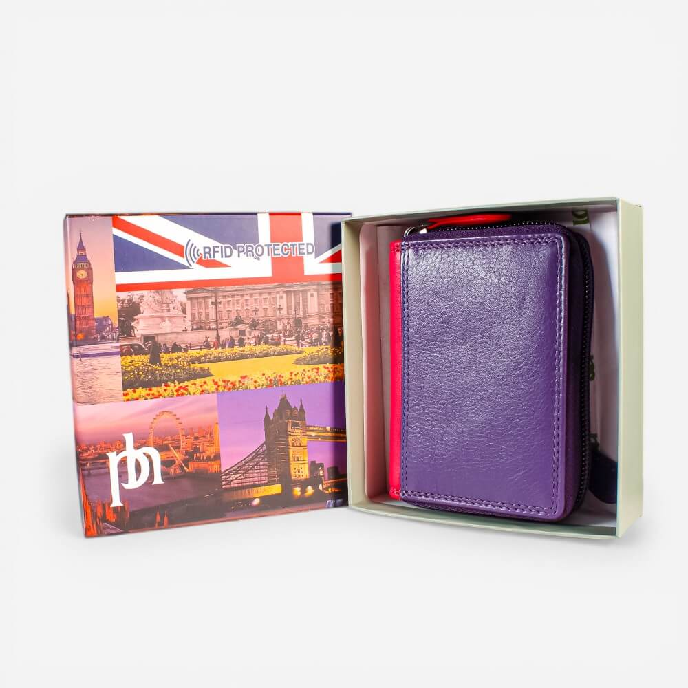 Leather Zip Around Credit Card Holder - Pippa London