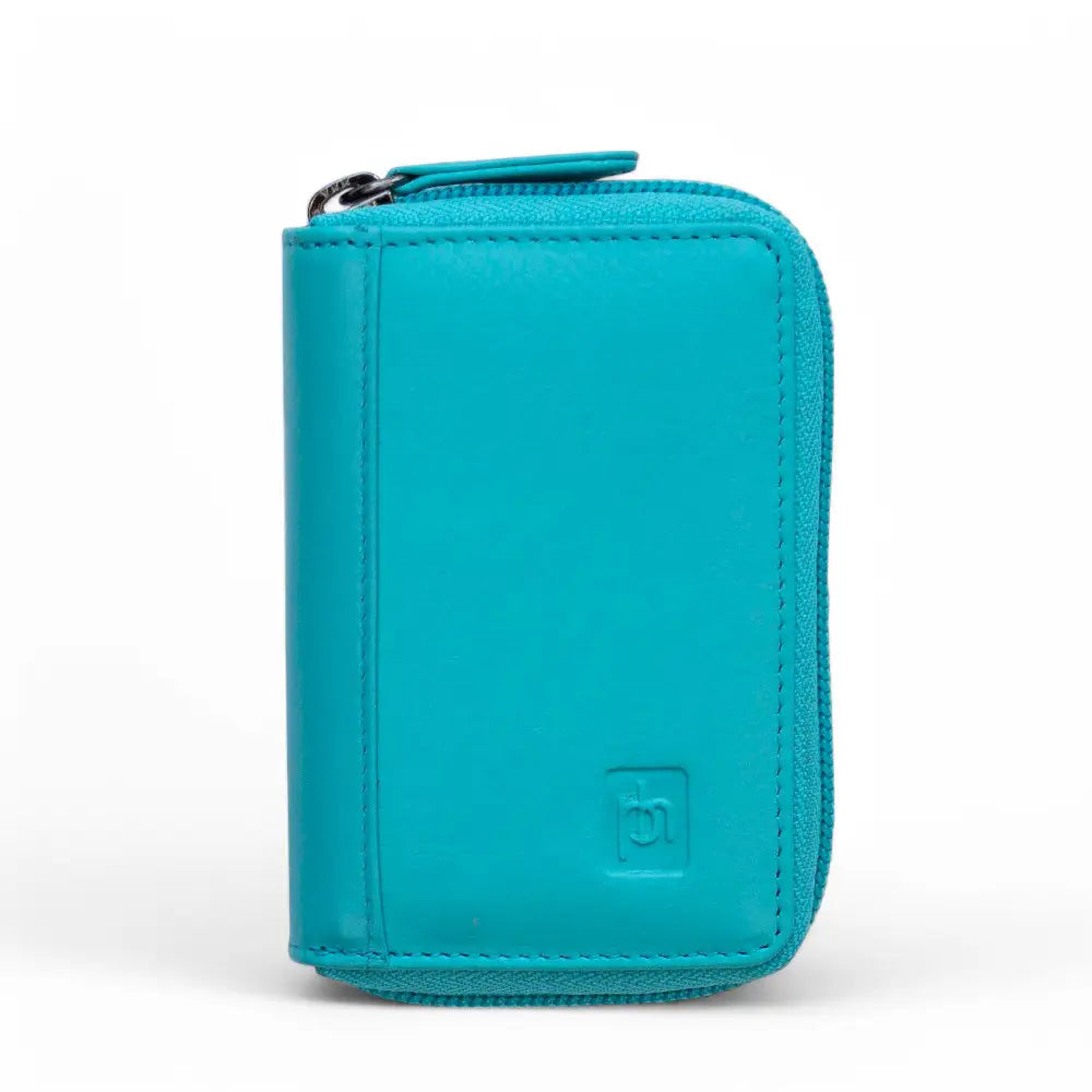 RFID Concertina Leather Credit Card Wallet