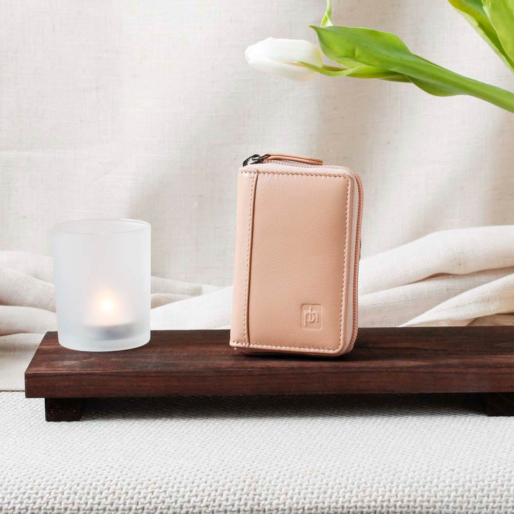 Lifestyle view of RFID Leather Credit Card Wallet