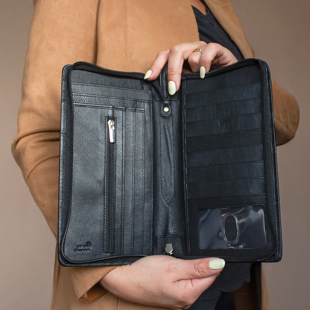 RFID SAFE Zip Around Travel Planner