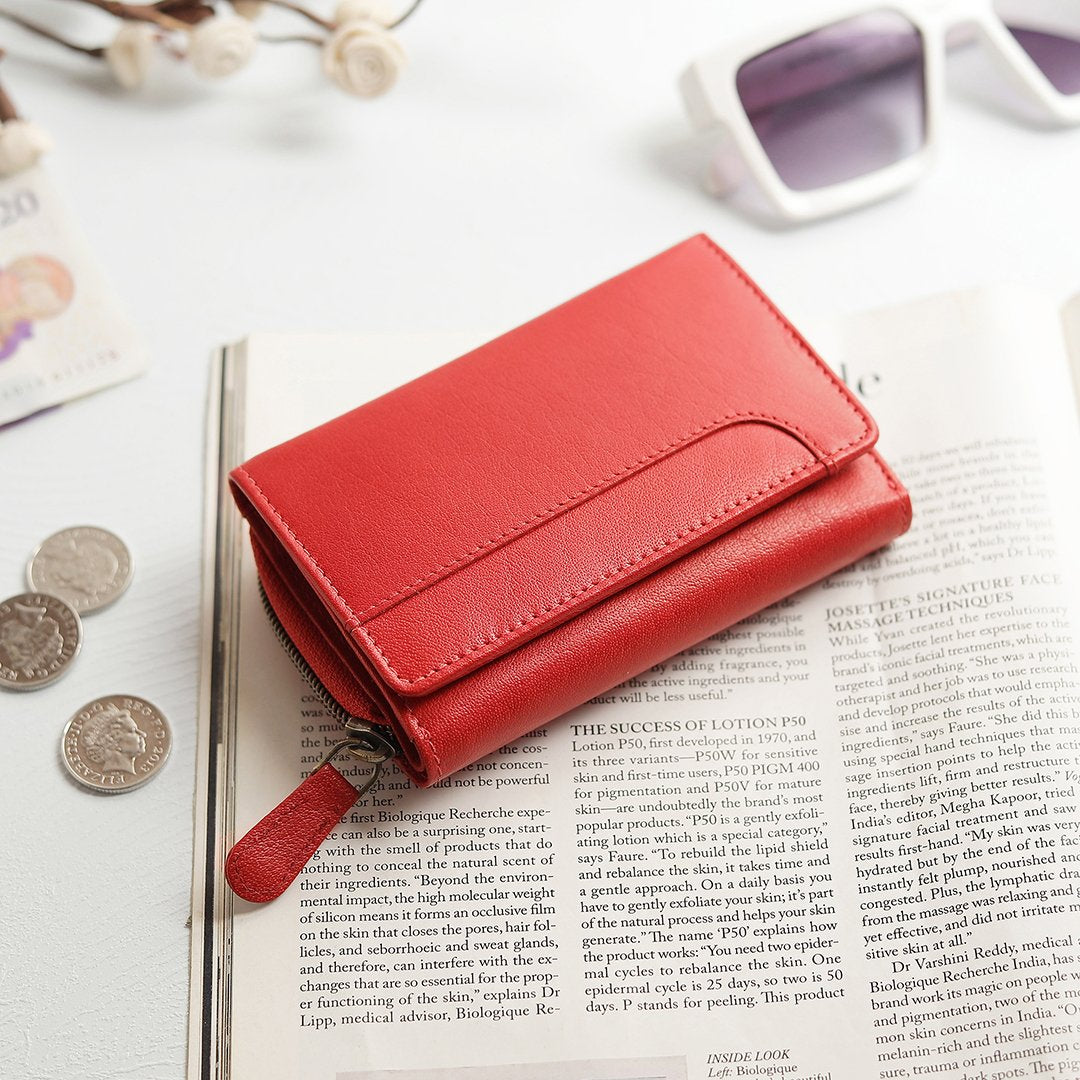 Velura Leather Purse For Women