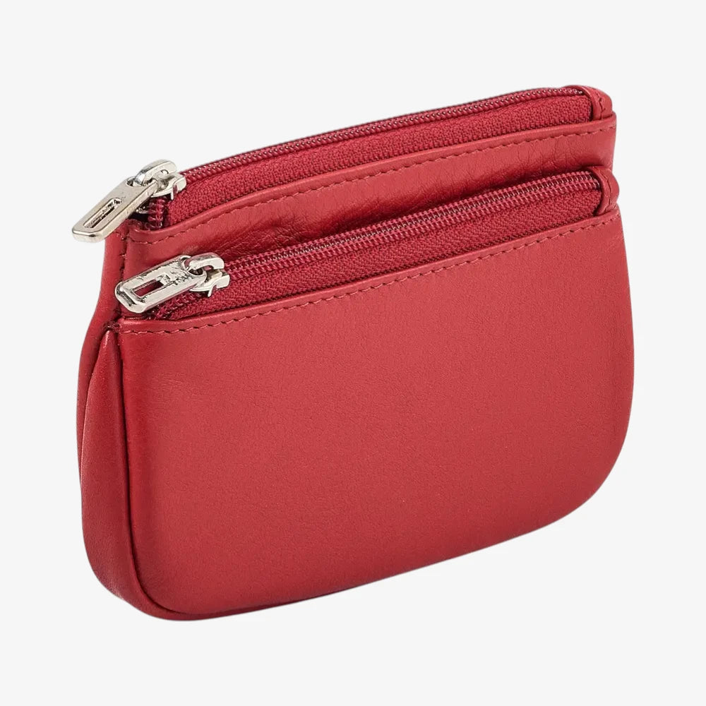 Miami Collection Red Coin Purse Side Profile