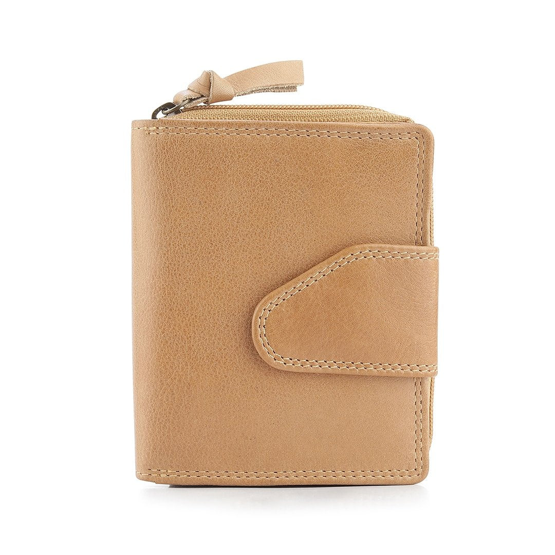 Small Trifold Leather Purse Selena