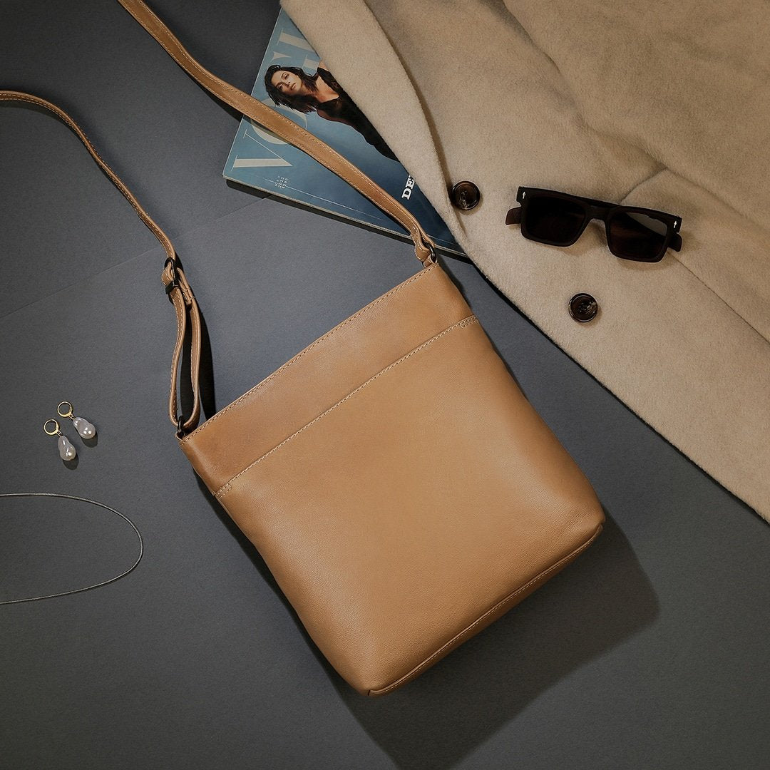Cognac Washed Cancun Large Crossbody Bag Lupita – 1200 07