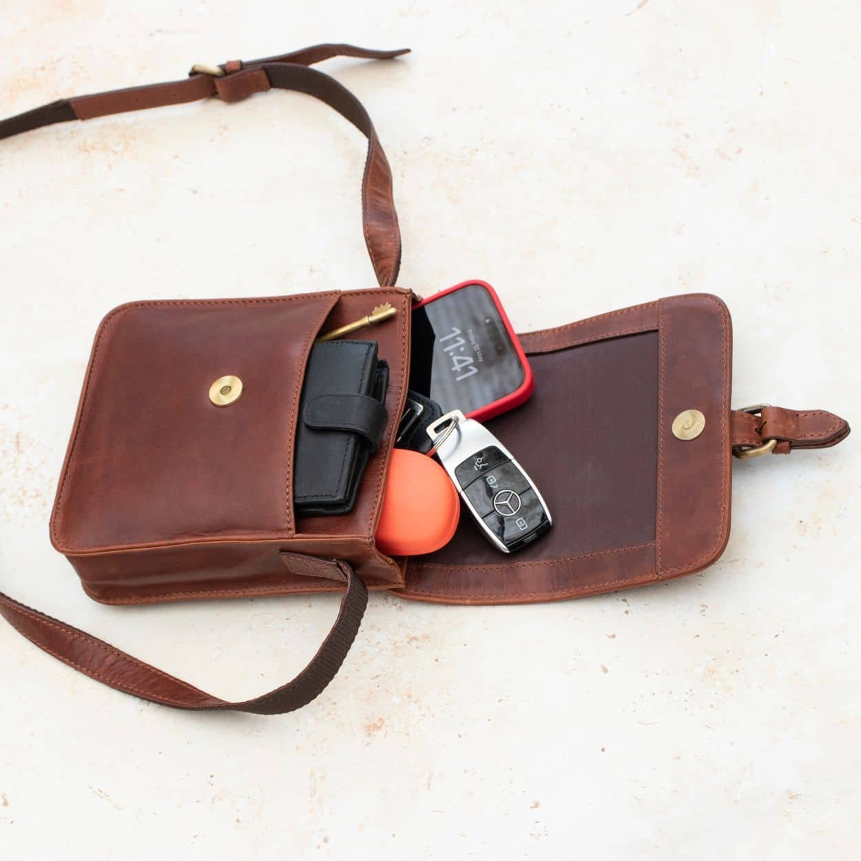 Leather Crossbody Bag