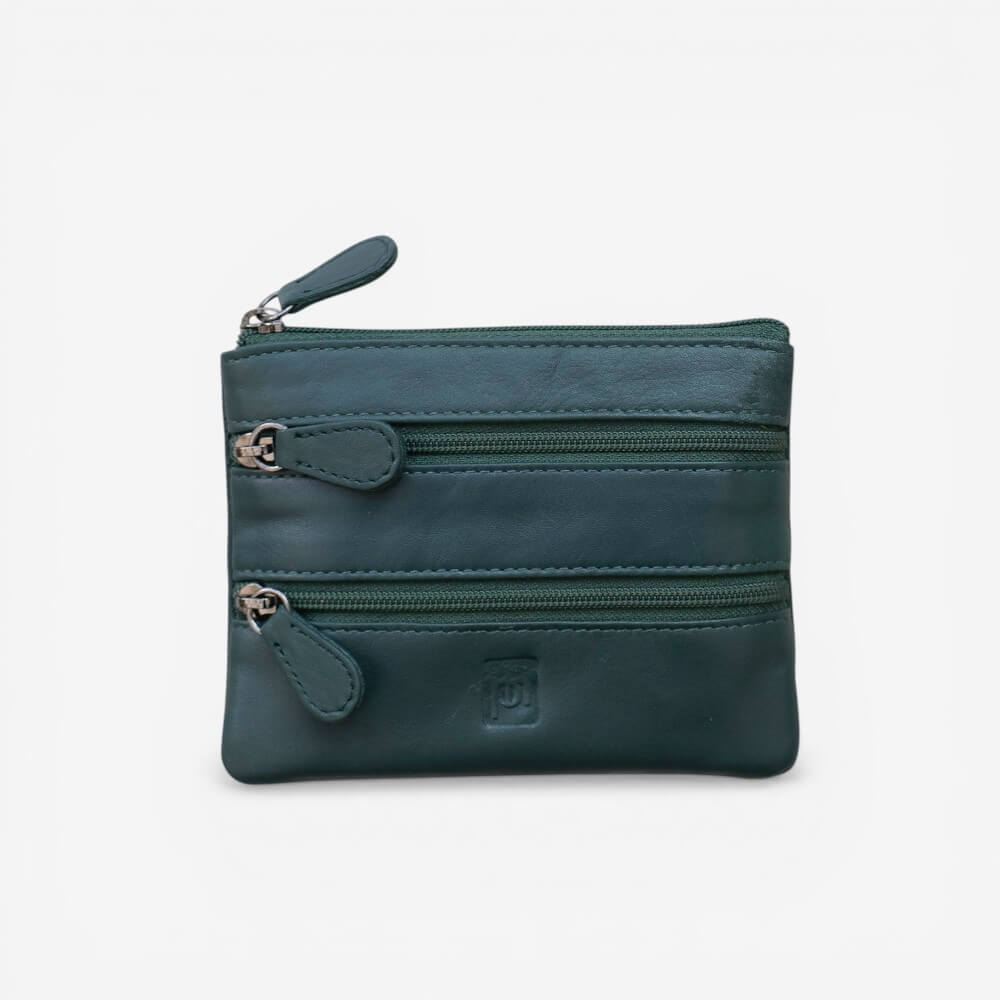 Small 3 Zipper Coin Purse