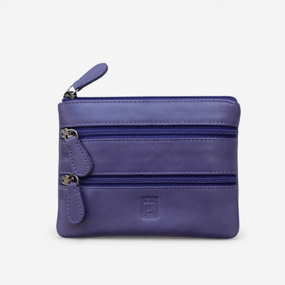 Small 3 Zipper Coin Purse