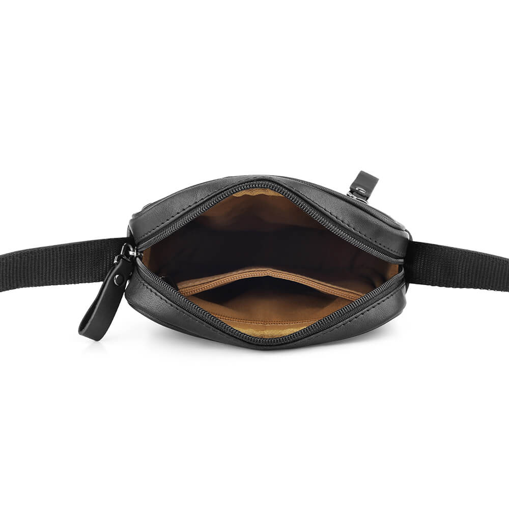 Small Leather Crossbody Bag - Texan