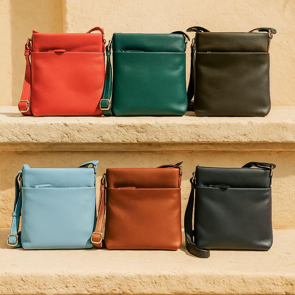 Soft Leather Crossbody Bag with Multi-Pockets (2)