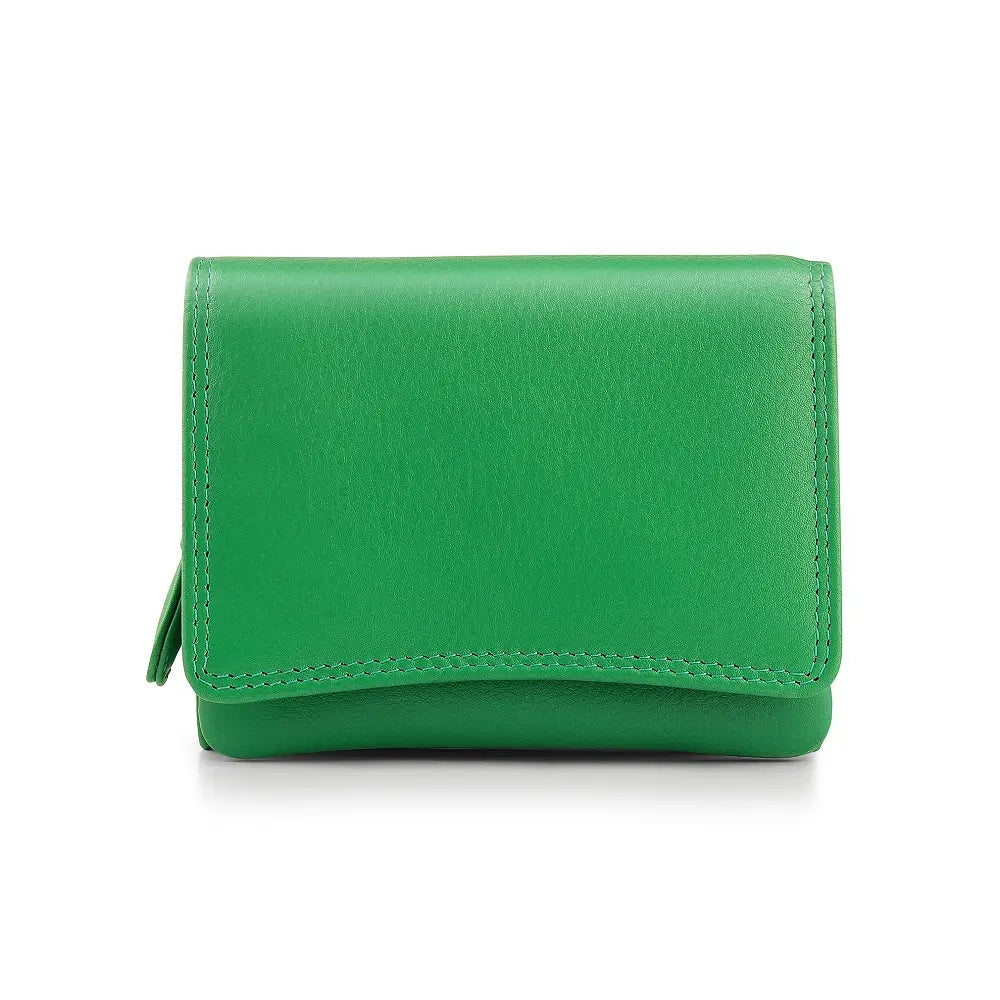 Soft Leather Purse Giorgia Verona Green-6