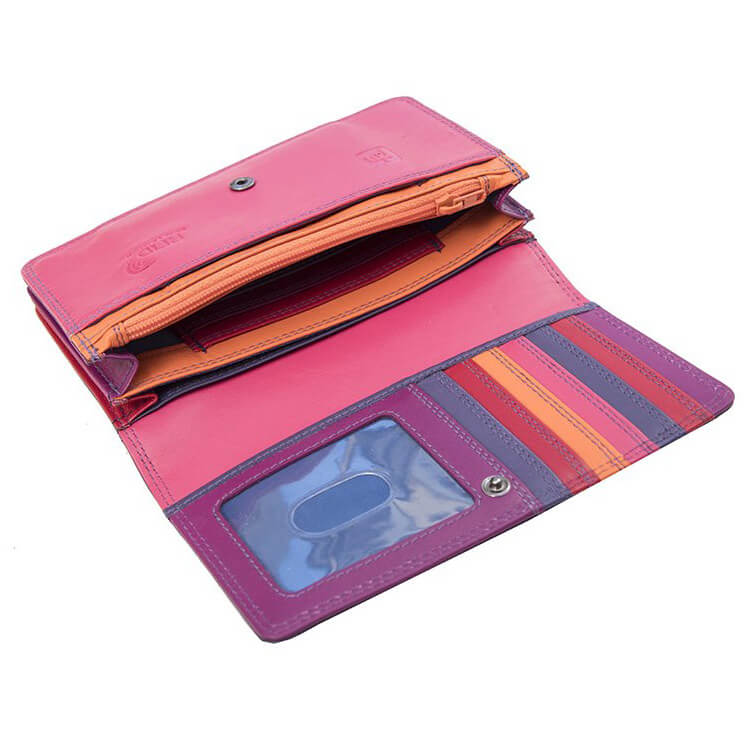 Soft Leather Clutch Purse - Lily London