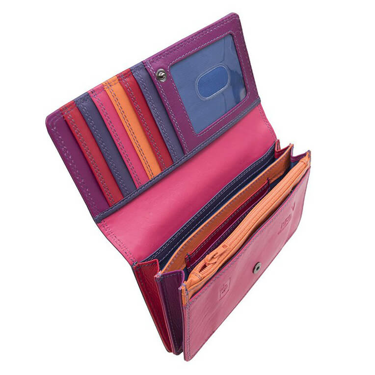 Soft Leather Clutch Purse - Lily London