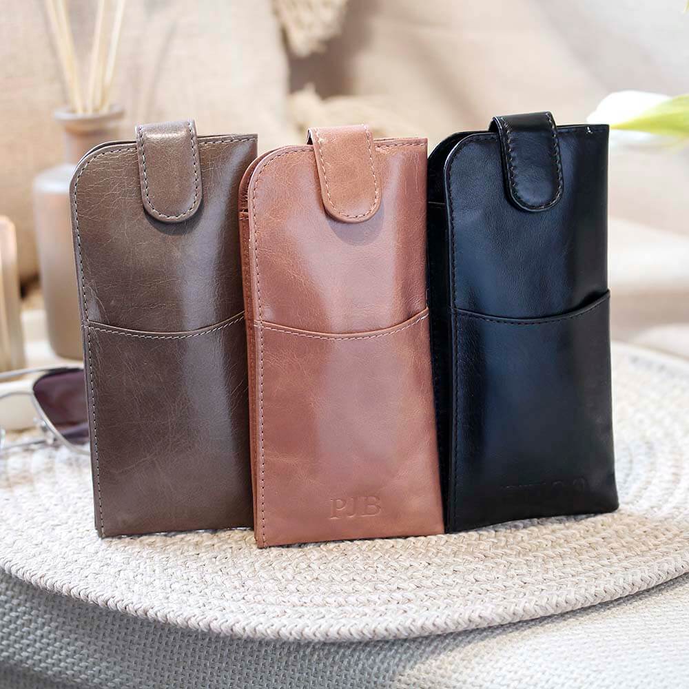 Soft Leather Glasses Case