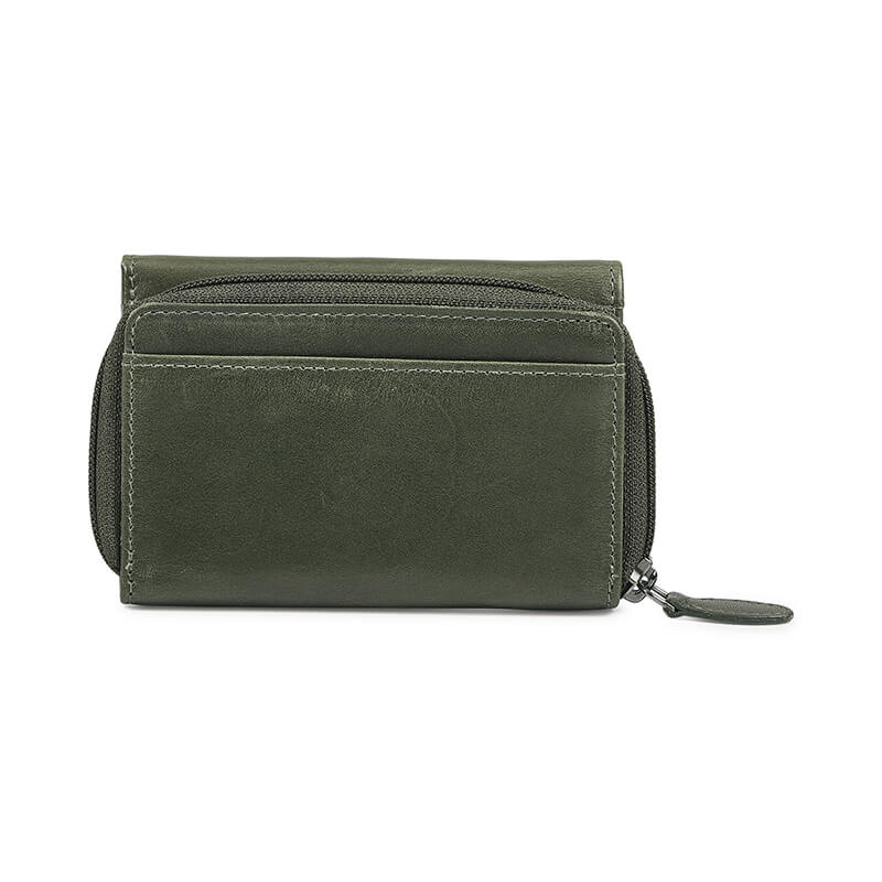 Soft Leather Trifold Purse For Women - Velura