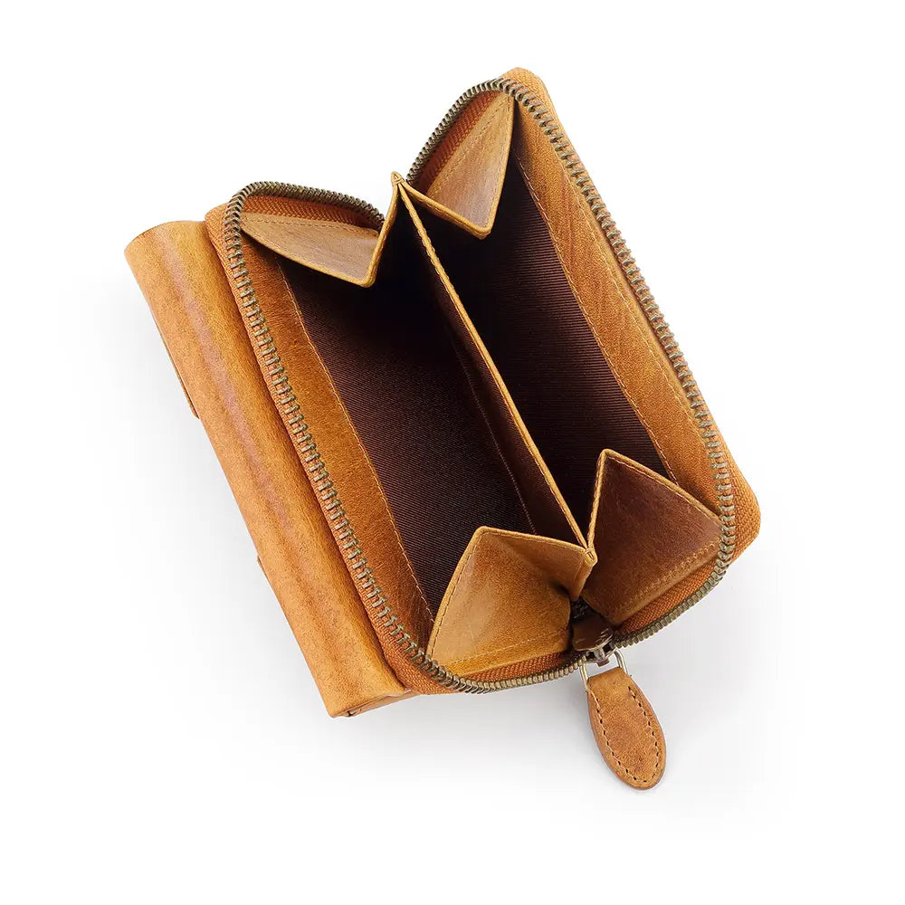 Leather Purse Trifold - Eterna Aura