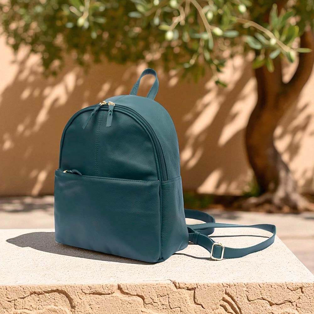 Medium Soft Leather Backpack - Seville